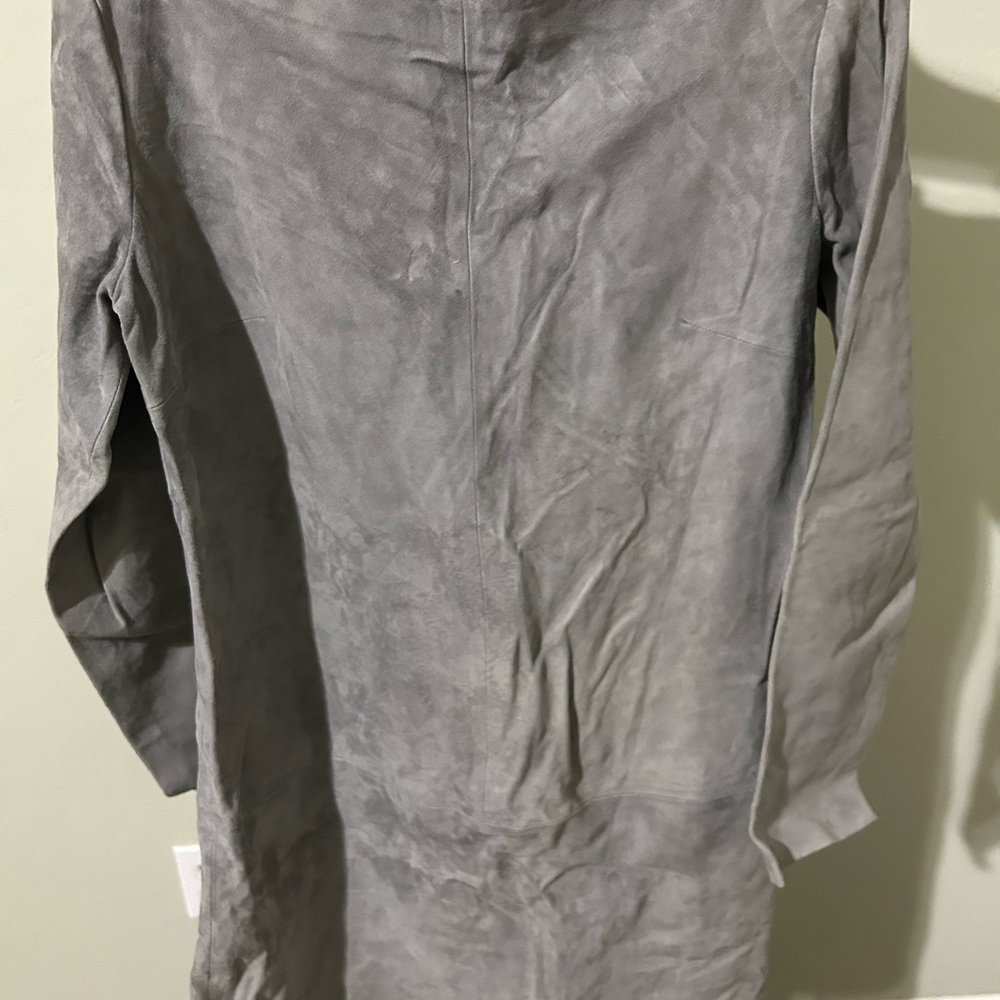 Gray Suede short dress